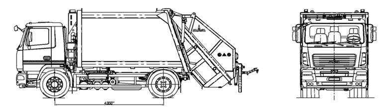 МАЗ-590425-012 на шасси МАЗ-534025